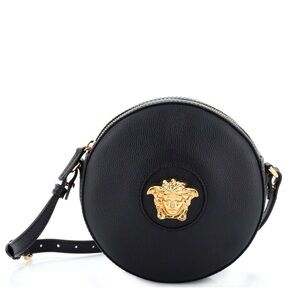 Versace | Medusa Leather Round Camera Bag